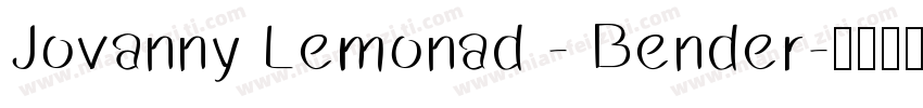 Jovanny Lemonad - Bender字体转换